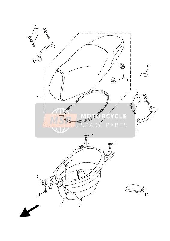 2JDF118N0000, Aufkleber, Yamaha, 0